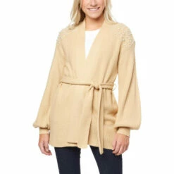 Coupon 👍 G By Giuliana Black Label Embellished Belted Cardigan 🔔 -G by GIULIANA Sales Store unnamed file 1656