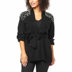 Coupon 👍 G By Giuliana Black Label Embellished Belted Cardigan 🔔 -G by GIULIANA Sales Store unnamed file 1659