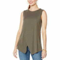 Deals ✔️ G By Giuliana Crossover Tank Top Soft Cream ⭐ -G by GIULIANA Sales Store unnamed file 1666