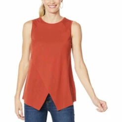 Deals ✔️ G By Giuliana Crossover Tank Top Soft Cream ⭐ -G by GIULIANA Sales Store unnamed file 1668