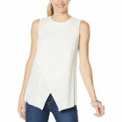 Deals ✔️ G By Giuliana Crossover Tank Top Soft Cream ⭐ -G by GIULIANA Sales Store unnamed file 1669