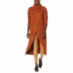 Budget ๐ G By Giuliana Black Label Crossover Maxi Sweater ๐