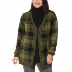 Flash Sale 🌟 G By Giuliana Plaid Boyfriend Cardigan Purple 🎉 -G by GIULIANA Sales Store unnamed file 1738