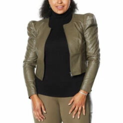 Flash Sale ⭐ G By Giuliana Black Label Puff-Sleeve Faux Leather Jacket 🔥 13 Flash Sale ⭐ G By Giuliana Black Label Puff-Sleeve Faux Leather Jacket 🔥 -G by GIULIANA Sales Store unnamed file 1753