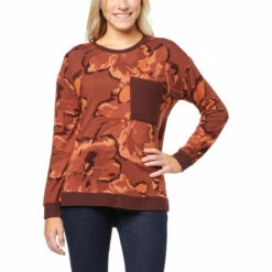 Wholesale 💯 G By Giuliana SoSoft French Terry Knit Tunic Sweatshirt Dark Cinnamon 👍 -G by GIULIANA Sales Store unnamed file 1802