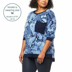 Wholesale 💯 G By Giuliana SoSoft French Terry Knit Tunic Sweatshirt Dark Cinnamon 👍 -G by GIULIANA Sales Store unnamed file 1803