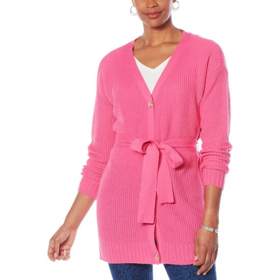 Best Pirce 🥰 G By Giuliana Sweater Knit Button-Front Cardigan Black 😍 5 Best Pirce 🥰 G By Giuliana Sweater Knit Button-Front Cardigan Black 😍 - Image 3