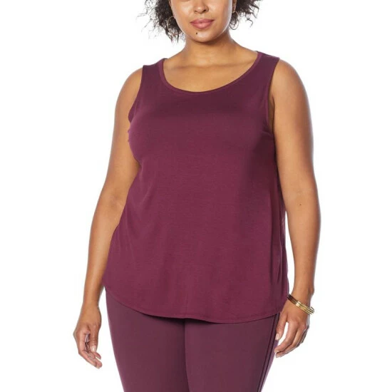 Top 10 ⌛ G By Giuliana EcoLuxe Mixed Media Tank Black ✔️ 16 Top 10 ⌛ G By Giuliana EcoLuxe Mixed Media Tank Black ✔️ - Image 14