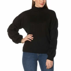 Buy ✔️ G By Giuliana Black Label Puff-Sleeve Sweater 🌟 -G by GIULIANA Sales Store unnamed file 1883