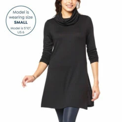 Best deal 😍 G By Giuliana Hacci Knit Turtleneck Tunic Black 😉 -G by GIULIANA Sales Store unnamed file 1932
