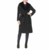 Flash Sale 🌟 G By Giuliana Black Label Faux Fur Trim Wrap 🧥 Coat 🔔 -G by GIULIANA Sales Store unnamed file 1973
