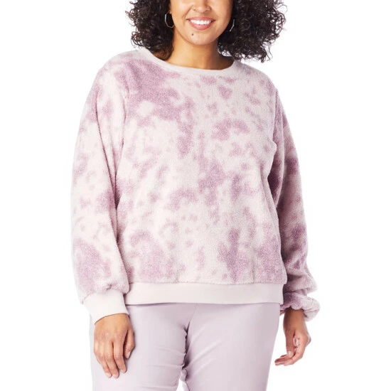 Deals ⌛ G By Giuliana LounGy Cozy Textured Sweatshirt With Matching Scrunchie Elderberry 💯 8 Deals ⌛ G By Giuliana LounGy Cozy Textured Sweatshirt With Matching Scrunchie Elderberry 💯 - Image 6