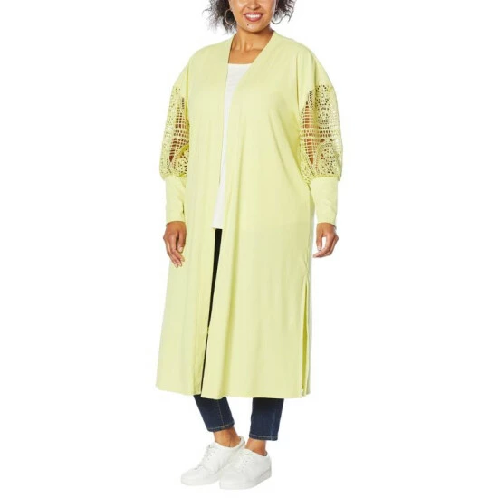 Best Pirce 🔔 G By Giuliana Lace-Sleeve Duster Cardigan Marina Navy 💯 7 Best Pirce 🔔 G By Giuliana Lace-Sleeve Duster Cardigan Marina Navy 💯 - Image 5