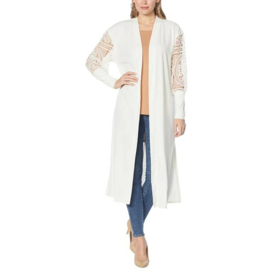 Best Pirce 🔔 G By Giuliana Lace-Sleeve Duster Cardigan Marina Navy 💯 8 Best Pirce 🔔 G By Giuliana Lace-Sleeve Duster Cardigan Marina Navy 💯 - Image 6