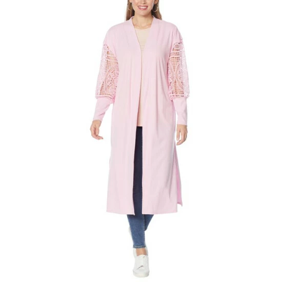 Best Pirce 🔔 G By Giuliana Lace-Sleeve Duster Cardigan Marina Navy 💯 10 Best Pirce 🔔 G By Giuliana Lace-Sleeve Duster Cardigan Marina Navy 💯 - Image 8