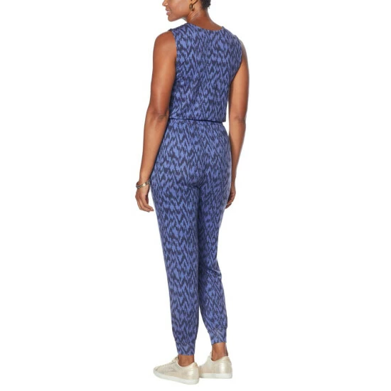 Flash Sale โจ G By Giuliana LounGy SoSoft Knit Jogger Jumpsuit Navy Ikat ๐ฏ 4 Flash Sale โจ G By Giuliana LounGy SoSoft Knit Jogger Jumpsuit Navy Ikat ๐ฏ - Image 2