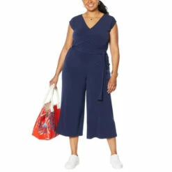 Best deal 😍 G By Giuliana Cropped Knit Jumpsuit Baked Clay Snake 🌟 -G by GIULIANA Sales Store unnamed file 2035