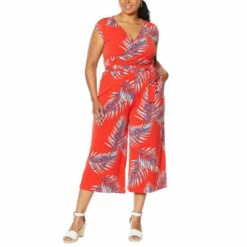 Best deal 😍 G By Giuliana Cropped Knit Jumpsuit Baked Clay Snake 🌟 -G by GIULIANA Sales Store unnamed file 2036