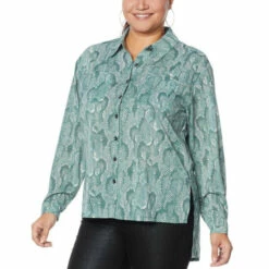 Flash Sale โ๏ธ G By Giuliana Snake-Print Button-Front ๐ Shirt Purple Snake ๐งจ 9 Flash Sale โ๏ธ G By Giuliana Snake-Print Button-Front ๐ Shirt Purple Snake ๐งจ -G by GIULIANA Sales Store unnamed file 2046