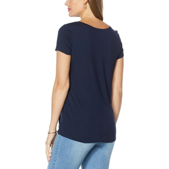 Buy โค๏ธ G By Giuliana 2-pack EcoLuxe Jersey Soft Tees Navy/olive ๐ 6 Buy โค๏ธ G By Giuliana 2-pack EcoLuxe Jersey Soft Tees Navy/olive ๐ - Image 4