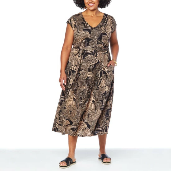 Deals ❤️ G By Giuliana Every Day Every Way 👗 Dress Navy Palm 🔔 10 Deals ❤️ G By Giuliana Every Day Every Way 👗 Dress Navy Palm 🔔 - Image 8