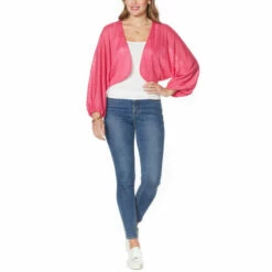 Flash Sale 😍 G By Giuliana Batwing Sleeve Cropped Cardigan Ivory 🎁