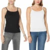 Outlet 👍 G By Giuliana 2-pack Layering Cami Bright White/sand 😍