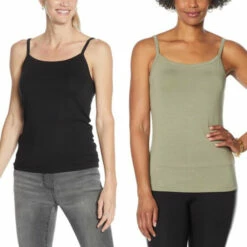 Outlet 👍 G By Giuliana 2-pack Layering Cami Bright White/sand 😍 -G by GIULIANA Sales Store unnamed file 2197