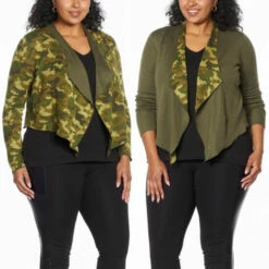 Hot Sale 🛒 G By Giuliana Sweater Knit Reversible Cardigan Mocha Leopard 🌟 -G by GIULIANA Sales Store unnamed file 2226