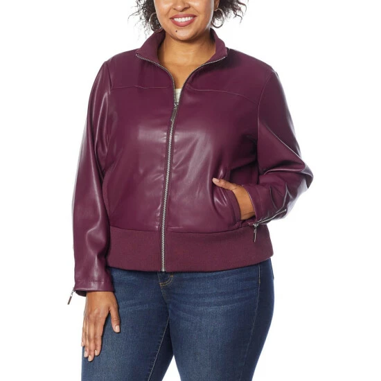 Deals ๐ G By Giuliana Faux Leather Bomber Jacket ๐ฉด Sandalwood ๐ฏ 5 Deals ๐ G By Giuliana Faux Leather Bomber Jacket ๐ฉด Sandalwood ๐ฏ - Image 3