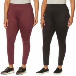 Budget 💯 G By Giuliana LounGy 2-pack High-Waist Cozy Knit Legging Titanium/black 🌟 11 Budget 💯 G By Giuliana LounGy 2-pack High-Waist Cozy Knit Legging Titanium/black 🌟 -G by GIULIANA Sales Store unnamed file 2312