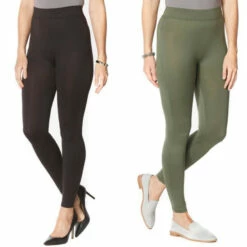 Budget 💯 G By Giuliana LounGy 2-pack High-Waist Cozy Knit Legging Titanium/black 🌟 12 Budget 💯 G By Giuliana LounGy 2-pack High-Waist Cozy Knit Legging Titanium/black 🌟 -G by GIULIANA Sales Store unnamed file 2313