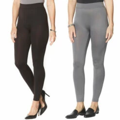 Budget 💯 G By Giuliana LounGy 2-pack High-Waist Cozy Knit Legging Titanium/black 🌟 13 Budget 💯 G By Giuliana LounGy 2-pack High-Waist Cozy Knit Legging Titanium/black 🌟 -G by GIULIANA Sales Store unnamed file 2314