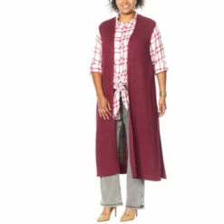 Top 10 ✔️ G By Giuliana Duster Sweater Knit Vest Light Camel 🧨 -G by GIULIANA Sales Store unnamed file 2342