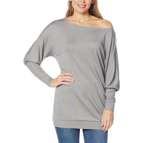 Hot Sale โญ G By Giuliana Off-the-Shoulder Dolman Sleeve Top Dusty Green ๐ 8 Hot Sale โญ G By Giuliana Off-the-Shoulder Dolman Sleeve Top Dusty Green ๐ - Image 6