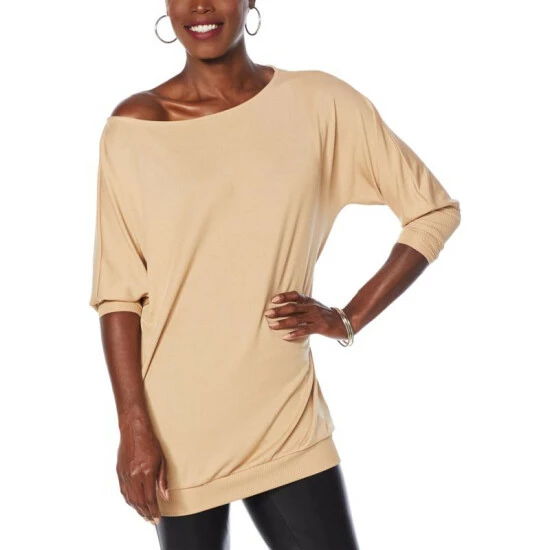 Hot Sale โญ G By Giuliana Off-the-Shoulder Dolman Sleeve Top Dusty Green ๐ 9 Hot Sale โญ G By Giuliana Off-the-Shoulder Dolman Sleeve Top Dusty Green ๐ - Image 7