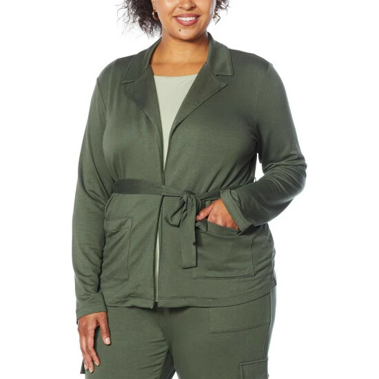 Cheapest 🎁 G By Giuliana LounGy Soft Knit Blazer Thyme ✔️ 5 Cheapest 🎁 G By Giuliana LounGy Soft Knit Blazer Thyme ✔️ - Image 3