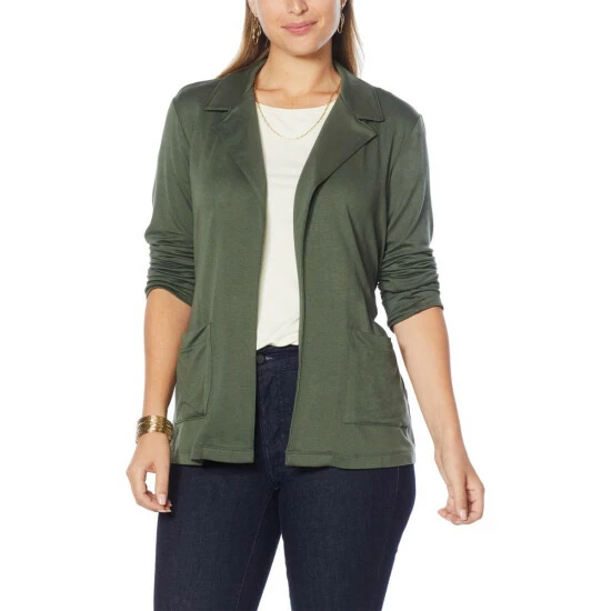 Cheapest 🎁 G By Giuliana LounGy Soft Knit Blazer Thyme ✔️ 7 Cheapest 🎁 G By Giuliana LounGy Soft Knit Blazer Thyme ✔️ - Image 5