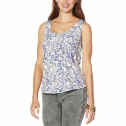 Outlet 🤩 G By Giuliana Matte Satin Tank Blush Print 🎉