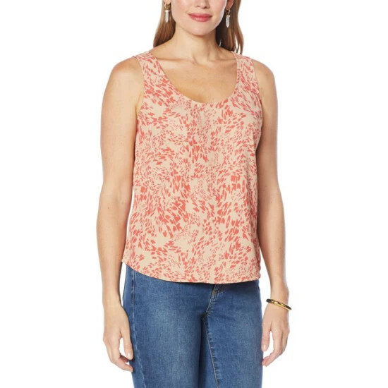 Outlet ๐คฉ G By Giuliana Matte Satin Tank Blush Print ๐ 8 Outlet ๐คฉ G By Giuliana Matte Satin Tank Blush Print ๐ - Image 6