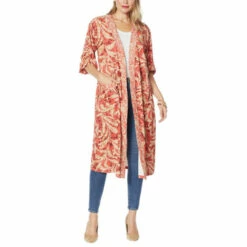 Outlet ๐ G By Giuliana Mixed Print Satin Topper Navy Leaf ๐งจ