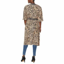 Outlet 👏 G By Giuliana Mixed Print Satin Topper Navy Leaf 🧨 -G by GIULIANA Sales Store unnamed file 2393