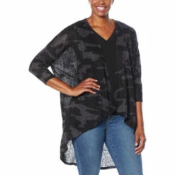 Best Sale 🎉 G By Giuliana Slub Knit Oversized Cardigan Black 2-tone Camo ❤️ 12 Best Sale 🎉 G By Giuliana Slub Knit Oversized Cardigan Black 2-tone Camo ❤️ -G by GIULIANA Sales Store unnamed file 2428
