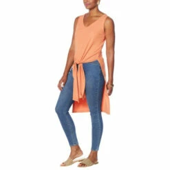 Buy 🎁 G By Giuliana LounGy Ribbed Knit Drama Top Black ❤️ -G by GIULIANA Sales Store unnamed file 2445