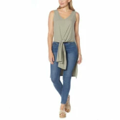 Buy 🎁 G By Giuliana LounGy Ribbed Knit Drama Top Black ❤️ -G by GIULIANA Sales Store unnamed file 2446