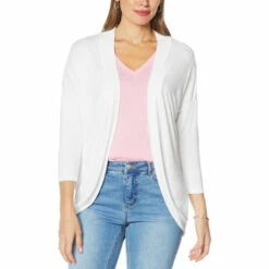 Discount ❤️ G By Giuliana EcoLuxe Knit Cocoon Cardigan Smoky Plum 🛒