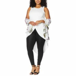 Cheap 🎁 G By Giuliana EcoLuxe Drama Tank With Scarf Black 🤩 -G by GIULIANA Sales Store unnamed file 2525