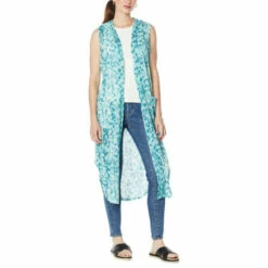 Coupon ✔️ G By Giuliana Sleeveless Duster Olive Shibori 🧨 -G by GIULIANA Sales Store unnamed file 2552