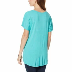 Flash Sale 🔔 G By Giuliana Knot-Front Tunic Olive Night 🥰 -G by GIULIANA Sales Store unnamed file 2554