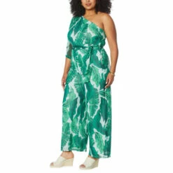 Coupon 🌟 G By Giuliana One-Shoulder Drama Jumpsuit Pink Banana Leaf ✔️ -G by GIULIANA Sales Store unnamed file 2574